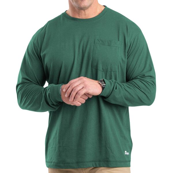 Tall Performance Long-Sleeve Pocket T-Shirt Thumbnail