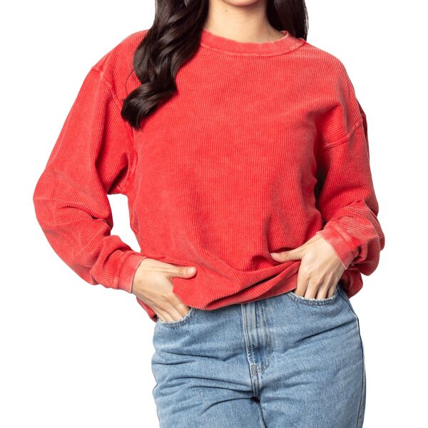 Ladies' Corded Crew Sweatshirt Thumbnail