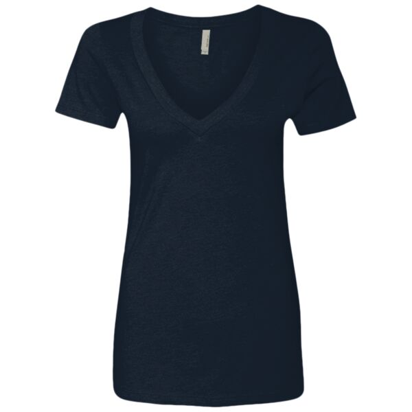 Women’s CVC Deep V-Neck T-Shirt Thumbnail