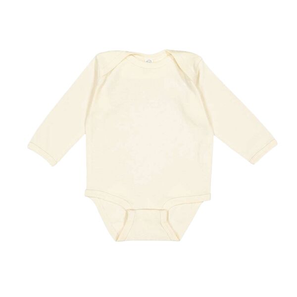 Infant Long Sleeve Baby Rib Bodysuit Thumbnail