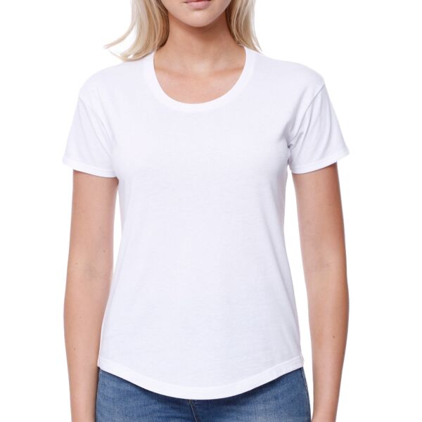 Ladies' CVC Melrose High Low T-shirt Thumbnail