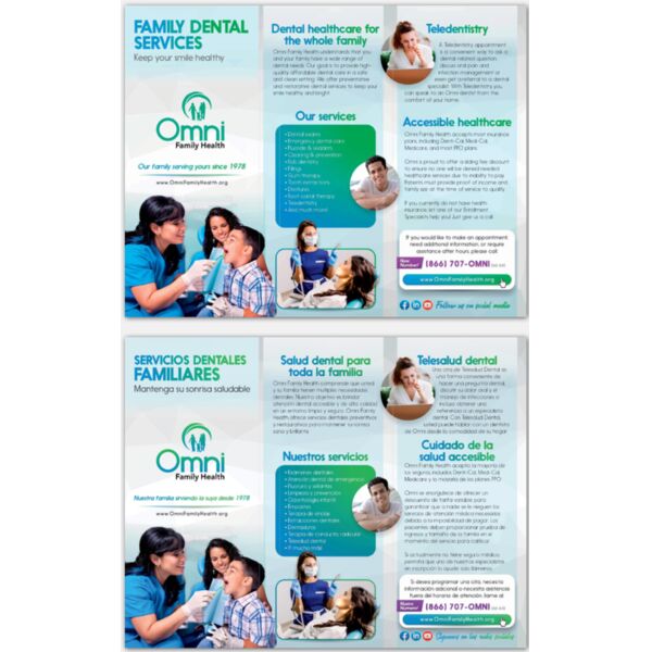 Kids Dental Cavity Prevention Brochure Thumbnail
