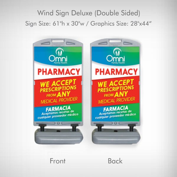 Wind Sign Deluxe Double Sided Thumbnail
