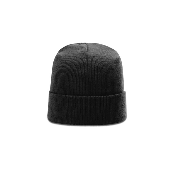 R18 Solid Beanie Cuffed Black Thumbnail