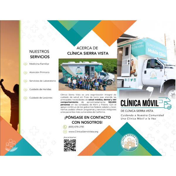 Mobile Unit Brochure Spanish Front and Back Thumbnail