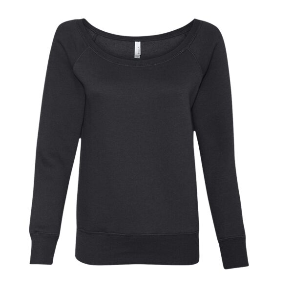 Ladies' Sponge Fleece Wide Neck Sweatshirt Thumbnail