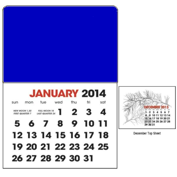 5323 | 2-Color Stick Up Grid, English (13-Month) | Triumph® Calendars Thumbnail