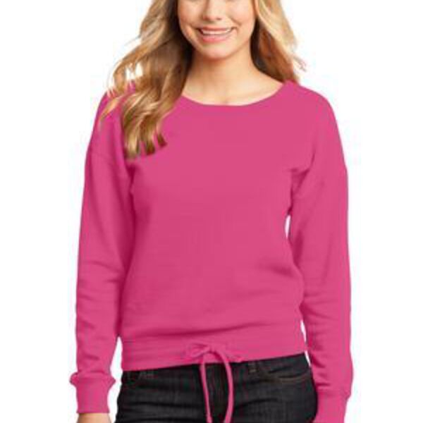 DT293 District® - Juniors Core Fleece Wide Neck Pullover Thumbnail