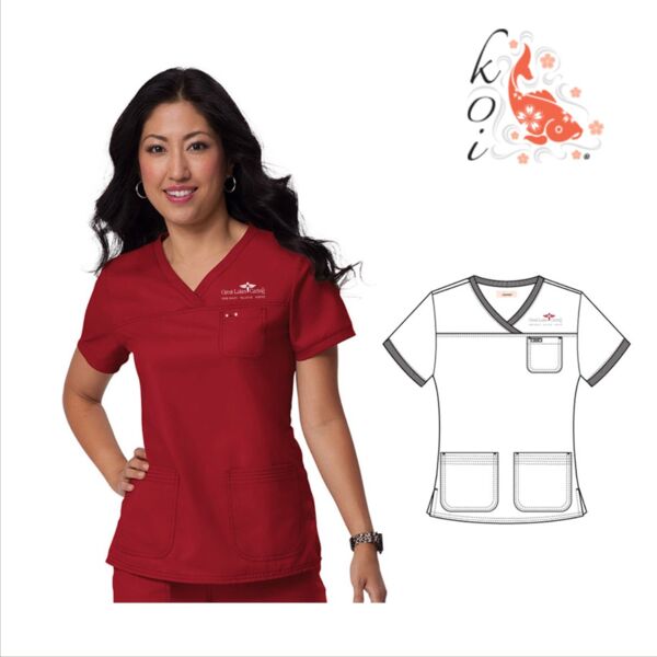 *Women's Koi Nicole Top - 3 Pockets Thumbnail