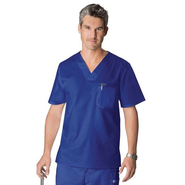 Men's Cherokee Workwear Premium Core Stretch V-Neck Top - 2 Pockets Thumbnail