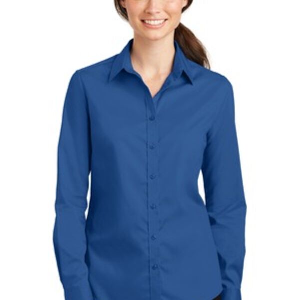 Port Authority® Ladies SuperPro™ Twill Shirt Thumbnail
