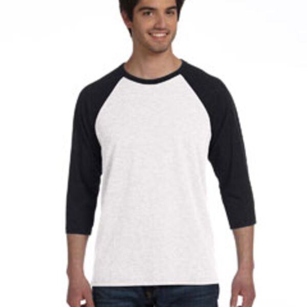 3200 Unisex Three-Quarter Sleeve Baseball Raglan Thumbnail