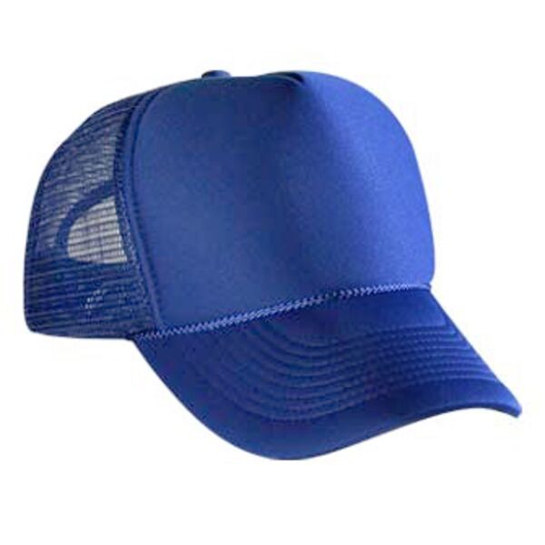 Polyester Foam Front Five Panel Pro Style Mesh Back Caps Thumbnail