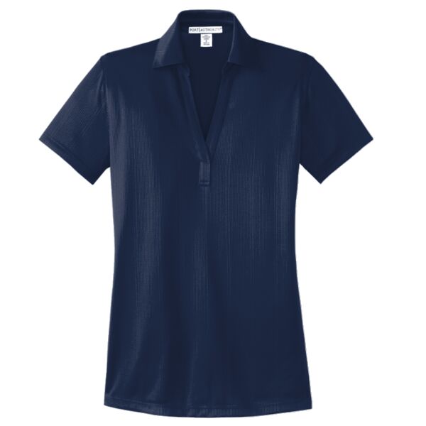 (OMNI) Ladies Performance Fine Jacquard Polo Thumbnail